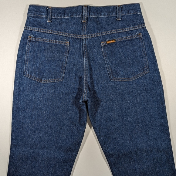 Vintage 70s Saddle King Key Jeans Size 34x29 Made in USA Talon Zipper - Picture 4 of 9